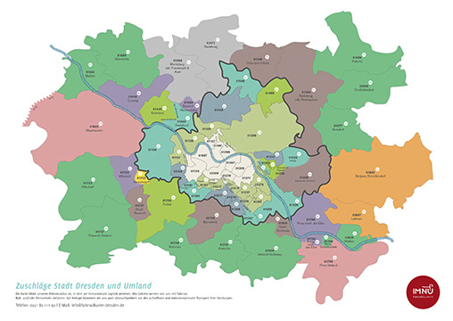 Zuschlagskarte Kurierdienst Dresden
